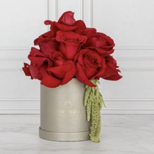 arreglo floral Pettit rouge