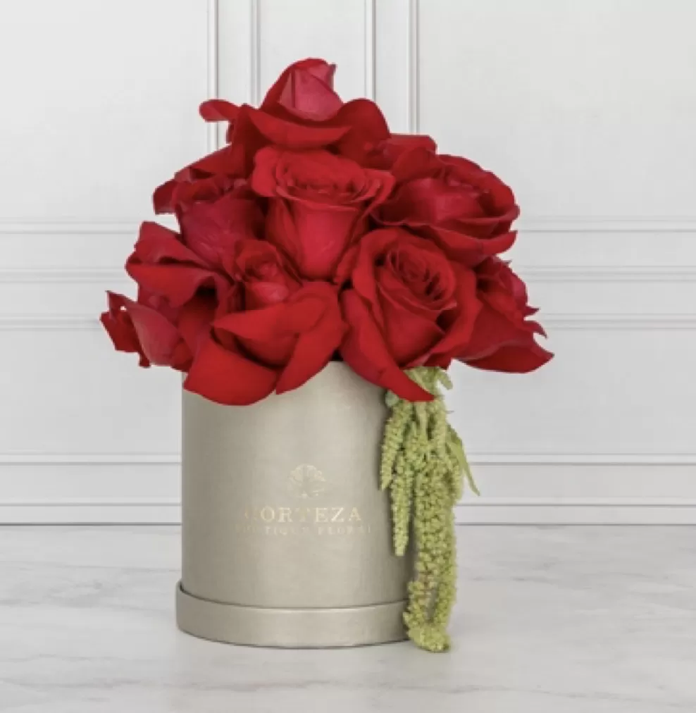 arreglo floral Pettit rouge